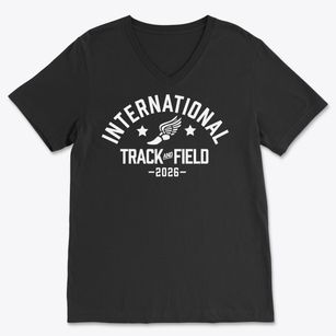 International Christian School Track and Field Soft Lightweight V-Neck