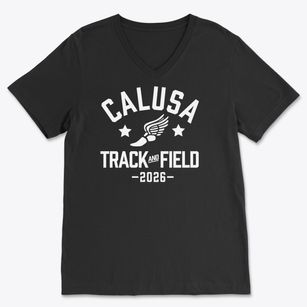 Calusa Prep School Track and Field Soft Lightweight V-Neck