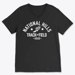 National Hills Elementary School Track and Field Soft Lightweight V-Neck