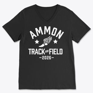 Ammon Elementary School Track and Field Soft Lightweight V-Neck
