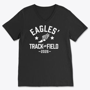 Eagles' Wing Urban Academy Track and Field Soft Lightweight V-Neck