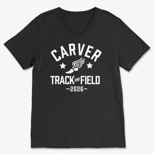 Carver Military Academy Track and Field Soft Lightweight V-Neck