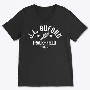 J.l. Buford Intermediate Center School Track and Field Soft Lightweight V-Neck