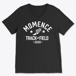 Momence High School Track and Field Soft Lightweight V-Neck