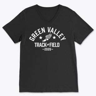 Green Valley Elementary School Track and Field Soft Lightweight V-Neck