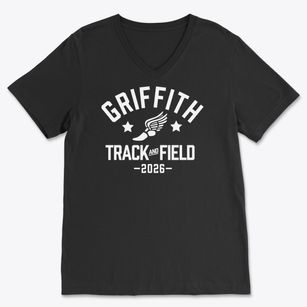 Griffith Junior High School Track and Field Soft Lightweight V-Neck