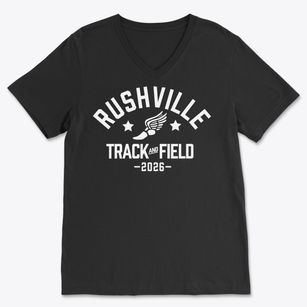Rushville Consolidated High School Track and Field Soft Lightweight V-Neck