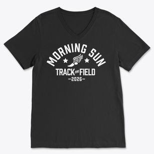Morning Sun Elementary School Track and Field Soft Lightweight V-Neck