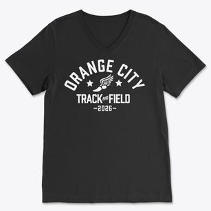 Orange City Christian School Track and Field Soft Lightweight V-Neck