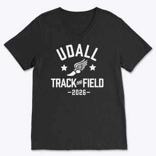 Udall Elementary School Track and Field Soft Lightweight V-Neck