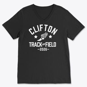 Clifton Elementary School Track and Field Soft Lightweight V-Neck
