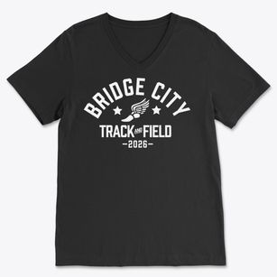 Bridge City Elementary School Track and Field Soft Lightweight V-Neck