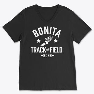 Bonita Elementary School Track and Field Soft Lightweight V-Neck
