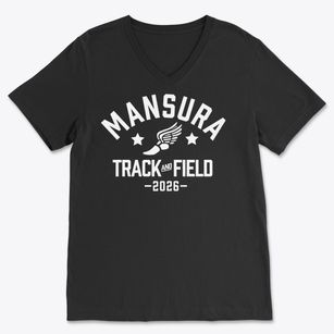 Mansura Middle School Track and Field Soft Lightweight V-Neck