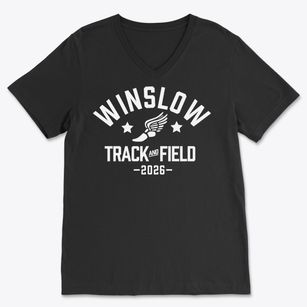 Winslow Junior High School Track and Field Soft Lightweight V-Neck