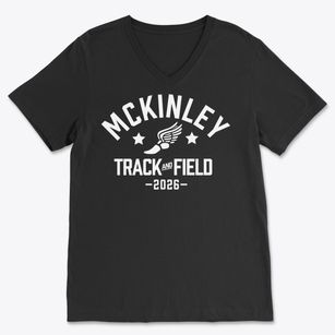 Mckinley Elementary School Track and Field Soft Lightweight V-Neck