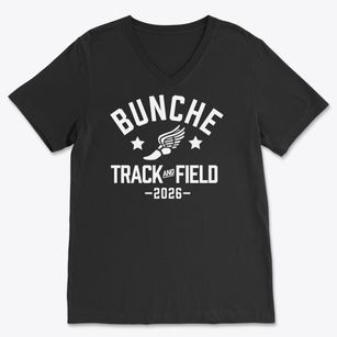 Bunche Elementary School Track and Field Soft Lightweight V-Neck