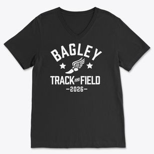 Bagley Elementary School Track and Field Soft Lightweight V-Neck