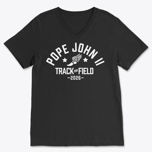 Pope John Ii Catholic School Track and Field Soft Lightweight V-Neck