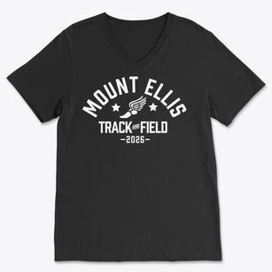 Mount Ellis Academy Track and Field Soft Lightweight V-Neck