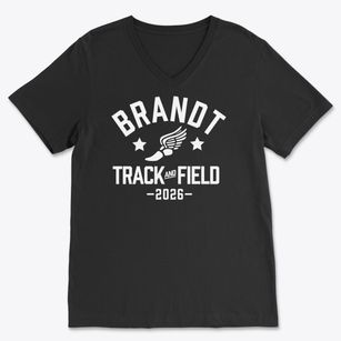 Brandt Elementary School Track and Field Soft Lightweight V-Neck