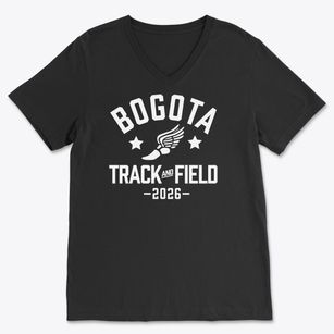Bogota High School Track and Field Soft Lightweight V-Neck