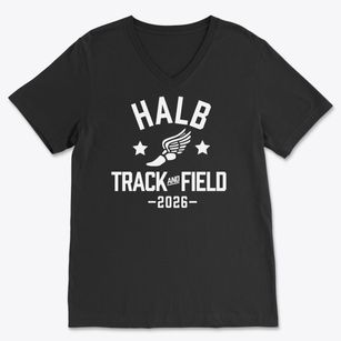 Hebrew Academy Of Long Beach Track and Field Soft Lightweight V-Neck