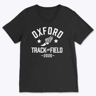 Oxford Elementary School Track and Field Soft Lightweight V-Neck