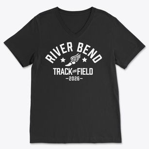River Bend Middle School Track and Field Soft Lightweight V-Neck