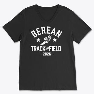 Berean Junior Academy Track and Field Soft Lightweight V-Neck