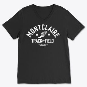 Montclaire Elementary School Track and Field Soft Lightweight V-Neck