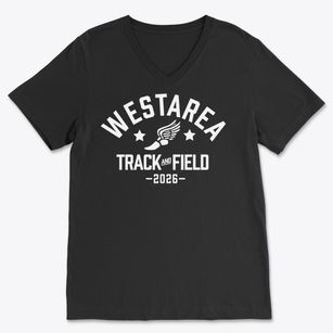 Westarea Elementary School Track and Field Soft Lightweight V-Neck