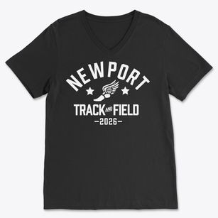 Newport Middle School Track and Field Soft Lightweight V-Neck