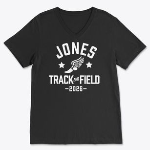 Jones Intermediate School Track and Field Soft Lightweight V-Neck