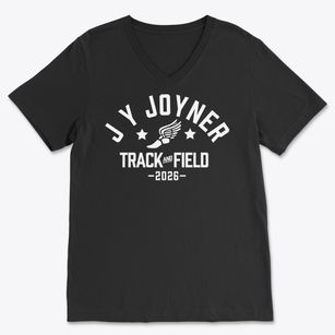 J Y Joyner Elementary School Track and Field Soft Lightweight V-Neck