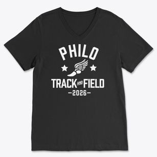 Philo School Of Discovery & Exploration Track and Field Soft Lightweight V-Neck