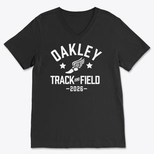 Oakley Elementary School Track and Field Soft Lightweight V-Neck