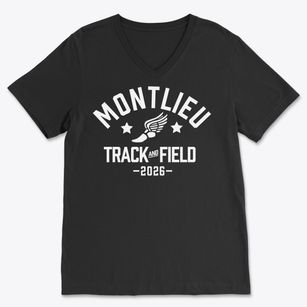 Montlieu Math & Science Academy Track and Field Soft Lightweight V-Neck