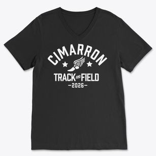Cimarron Christian Academy Track and Field Soft Lightweight V-Neck