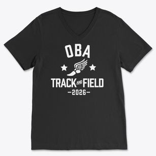 Oklahoma Bible Academy Track and Field Soft Lightweight V-Neck