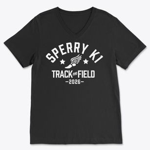 Sperry Elementary K1 School Track and Field Soft Lightweight V-Neck