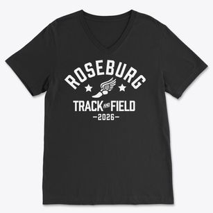 Roseburg High School Track and Field Soft Lightweight V-Neck