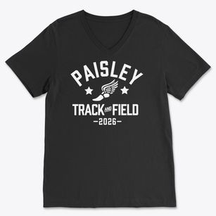 Paisley School Track and Field Soft Lightweight V-Neck