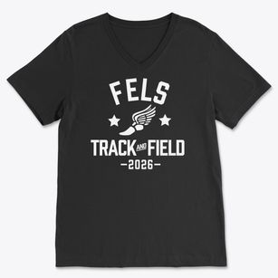Fels High School Track and Field Soft Lightweight V-Neck