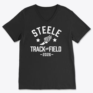 Steele Elementary School Track and Field Soft Lightweight V-Neck