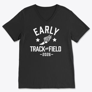 Early Childhood Center Track and Field Soft Lightweight V-Neck