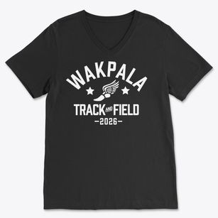 Wakpala School Track and Field Soft Lightweight V-Neck