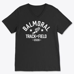 Balmoral Elementary School Track and Field Soft Lightweight V-Neck