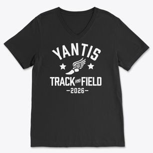 Yantis School Track and Field Soft Lightweight V-Neck
