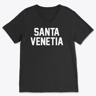 Santa Venetia California Classic Block Soft Lightweight V-Neck